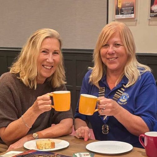 Rugeley & District Lions Raise £341 for Macmillan
