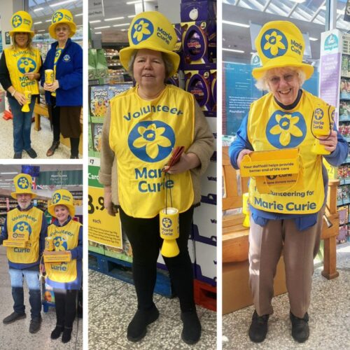 Rugeley and District Lions Collect for Marie Curie