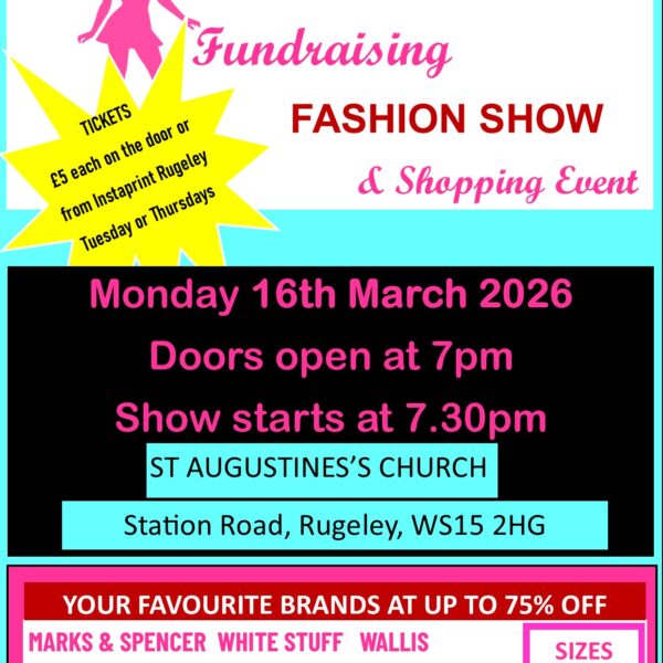 Rugeley & District Lions Club Host Successful Charity Fashion Show Rugeley & District Lions Club Host Successful Charity Fashion Show